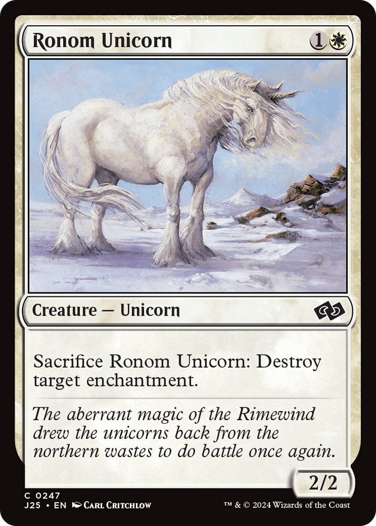 Ronom Unicorn [Foundations Jumpstart] | Dumpster Cat Games