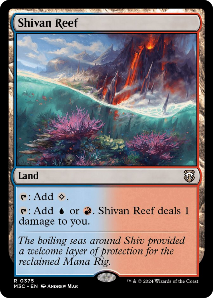 Shivan Reef [Modern Horizons 3 Commander] | Dumpster Cat Games