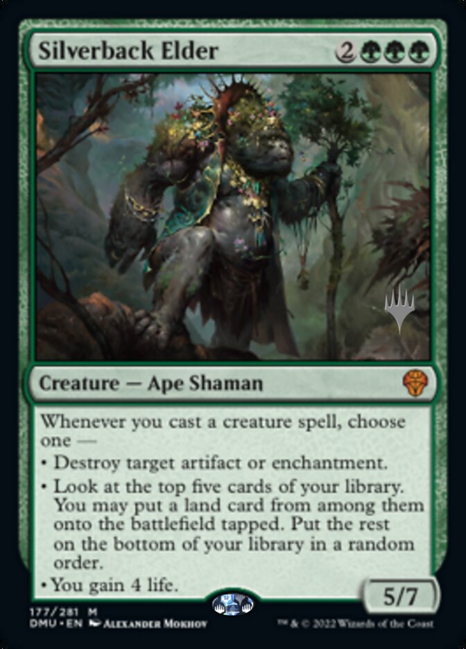 Silverback Elder (Promo Pack) [Dominaria United Promos] | Dumpster Cat Games