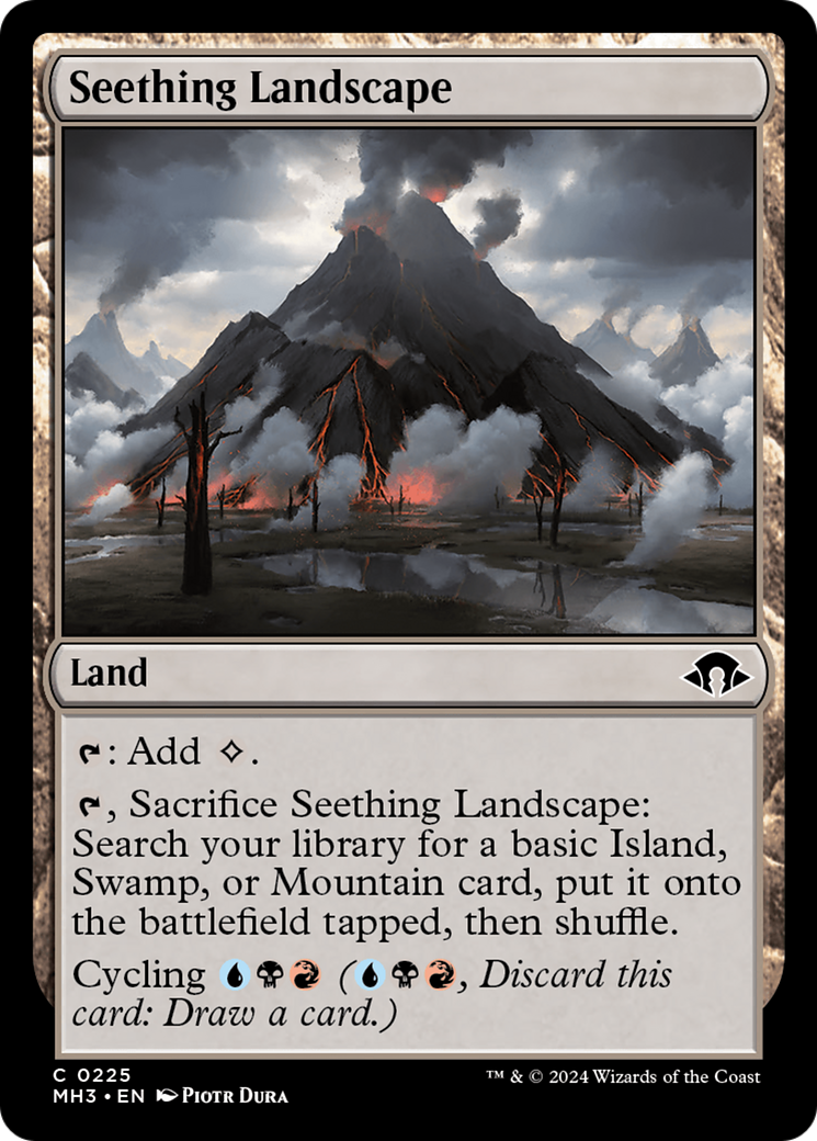 Seething Landscape [Modern Horizons 3] | Dumpster Cat Games