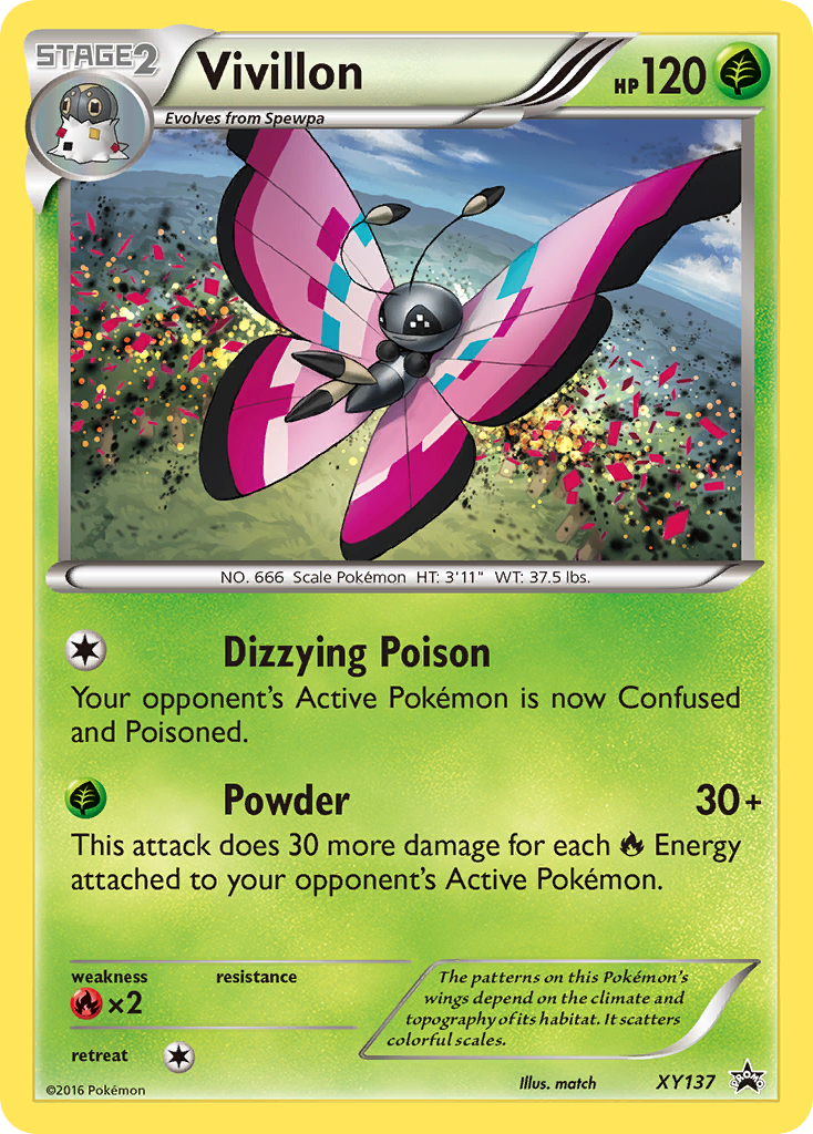 Vivillon (XY137) [XY: Black Star Promos] | Dumpster Cat Games