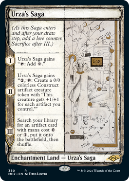 Urza's Saga (Sketch) [Modern Horizons 2] | Dumpster Cat Games