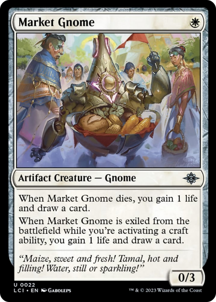 Market Gnome [The Lost Caverns of Ixalan] | Dumpster Cat Games