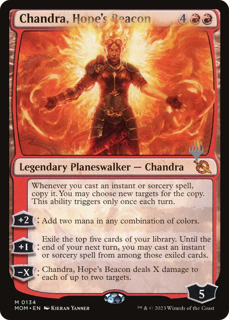 Chandra, Hope's Beacon (Promo Pack) [March of the Machine Promos] | Dumpster Cat Games