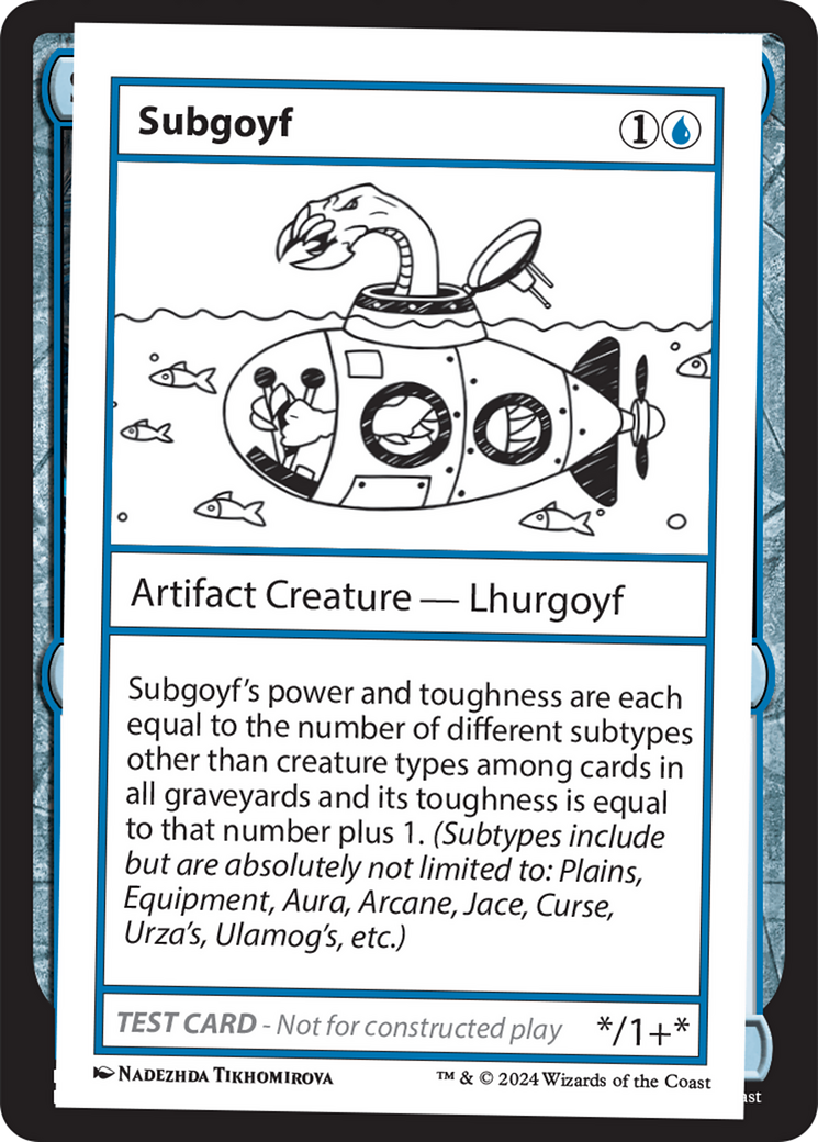 Subgoyf [Mystery Booster 2 Playtest Cards] | Dumpster Cat Games