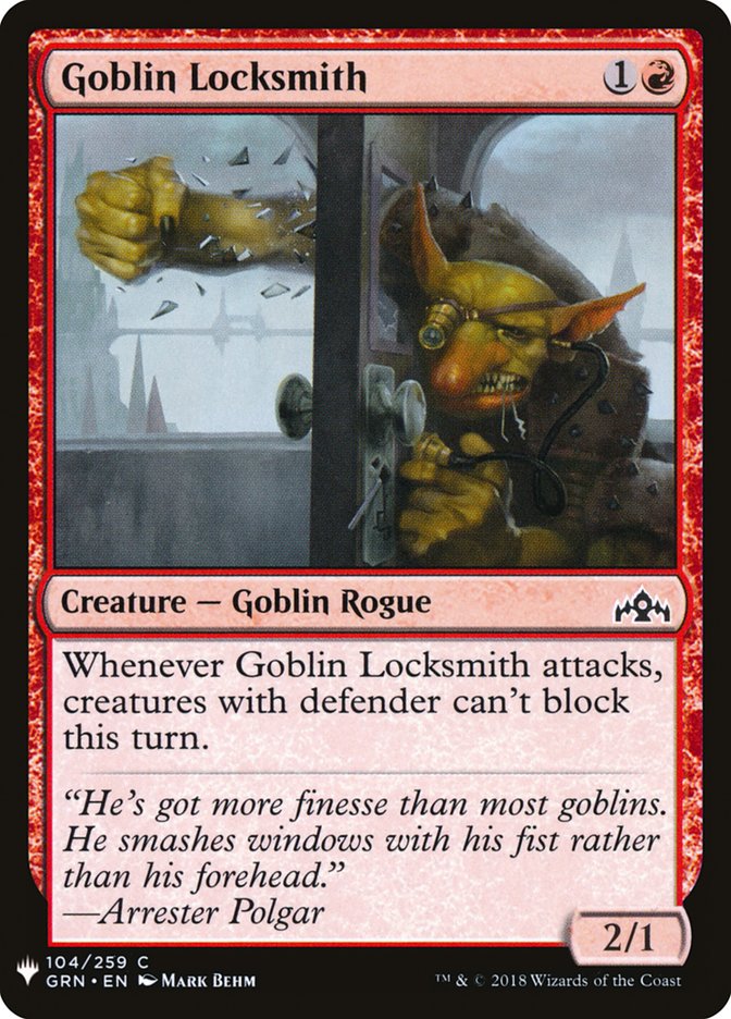 Goblin Locksmith [Mystery Booster] | Dumpster Cat Games