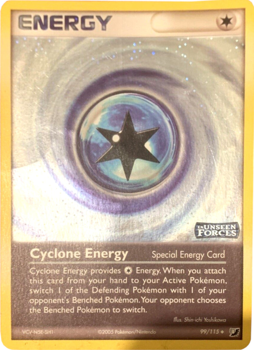 Cyclone Energy (99/115) (Stamped) [EX: Unseen Forces] | Dumpster Cat Games