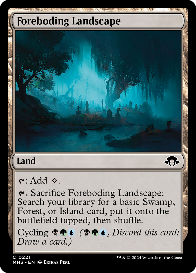 Foreboding Landscape [Modern Horizons 3] | Dumpster Cat Games