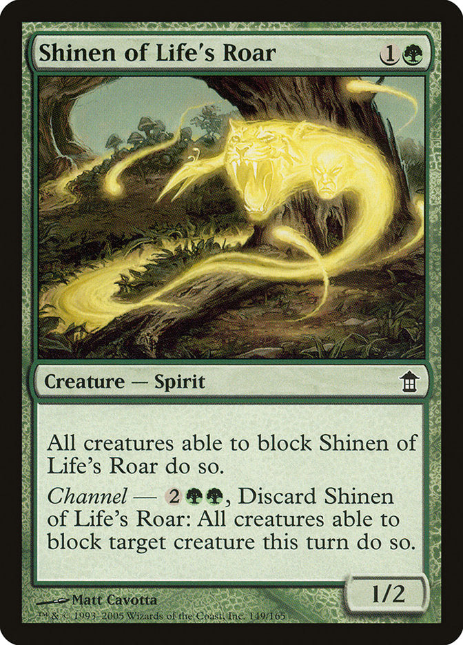 Shinen of Life's Roar [Saviors of Kamigawa] | Dumpster Cat Games