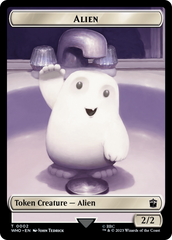 Alien // Mark of the Rani Double-Sided Token [Doctor Who Tokens] | Dumpster Cat Games