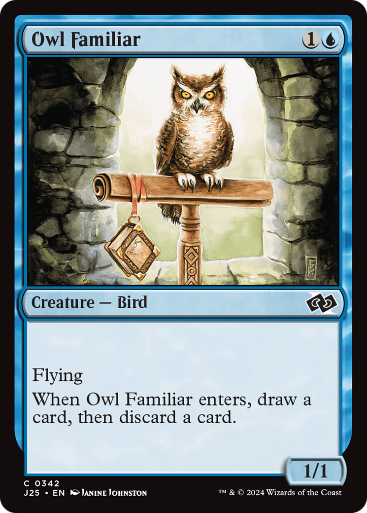 Owl Familiar [Foundations Jumpstart] | Dumpster Cat Games