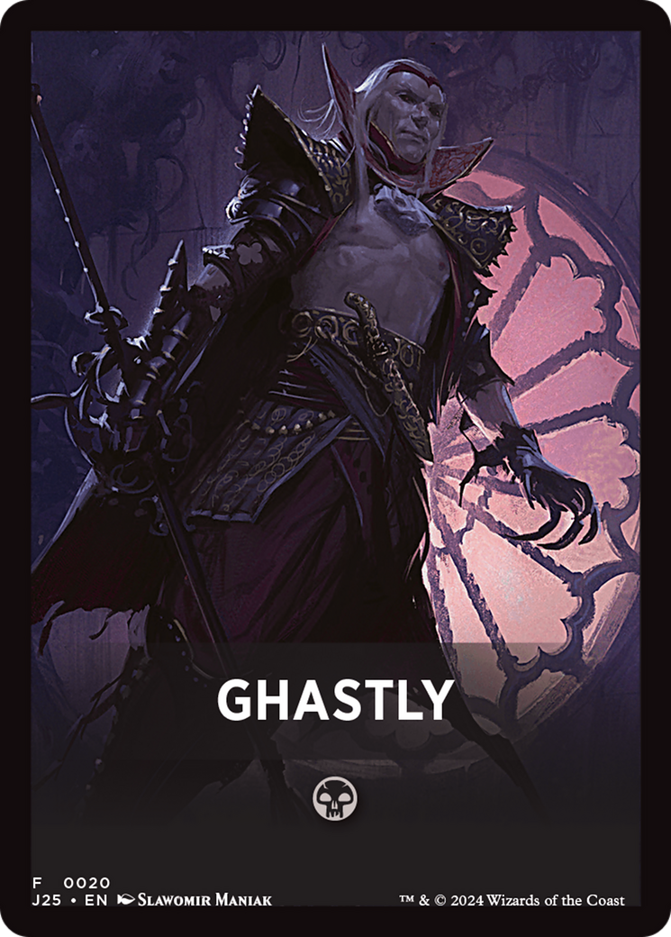 Ghastly Theme Card [Foundations Jumpstart Front Cards] | Dumpster Cat Games