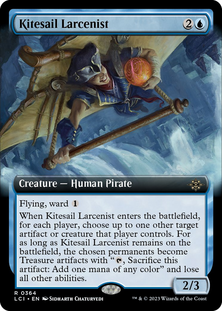 Kitesail Larcenist (Extended Art) [The Lost Caverns of Ixalan] | Dumpster Cat Games