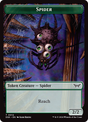 Toy // Spider Double-Sided Token [Duskmourn: House of Horror Tokens] | Dumpster Cat Games