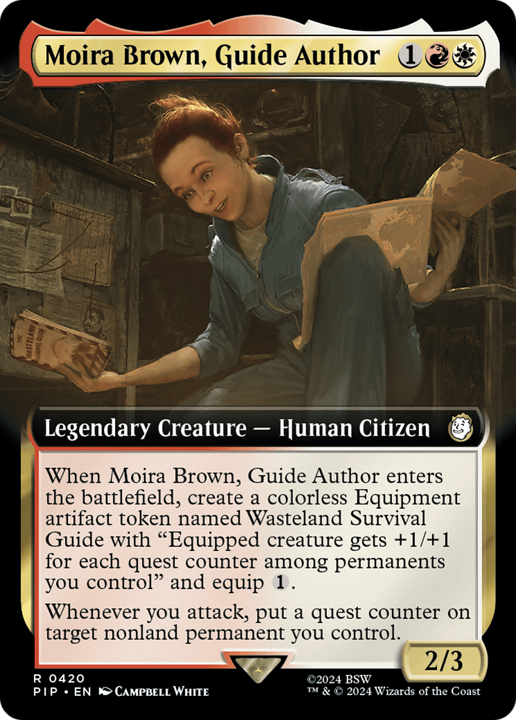 Moira Brown, Guide Author (Extended Art) [Fallout] | Dumpster Cat Games