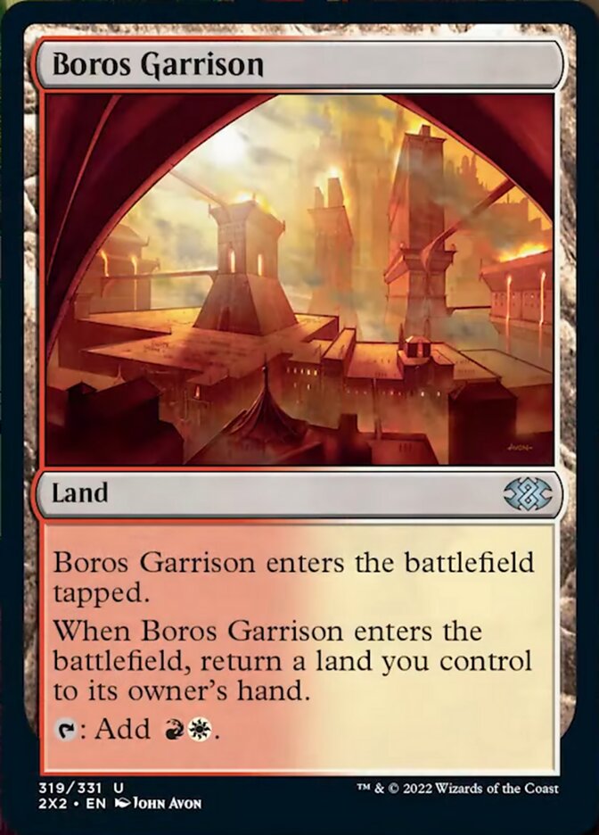 Boros Garrison [Double Masters 2022] | Dumpster Cat Games