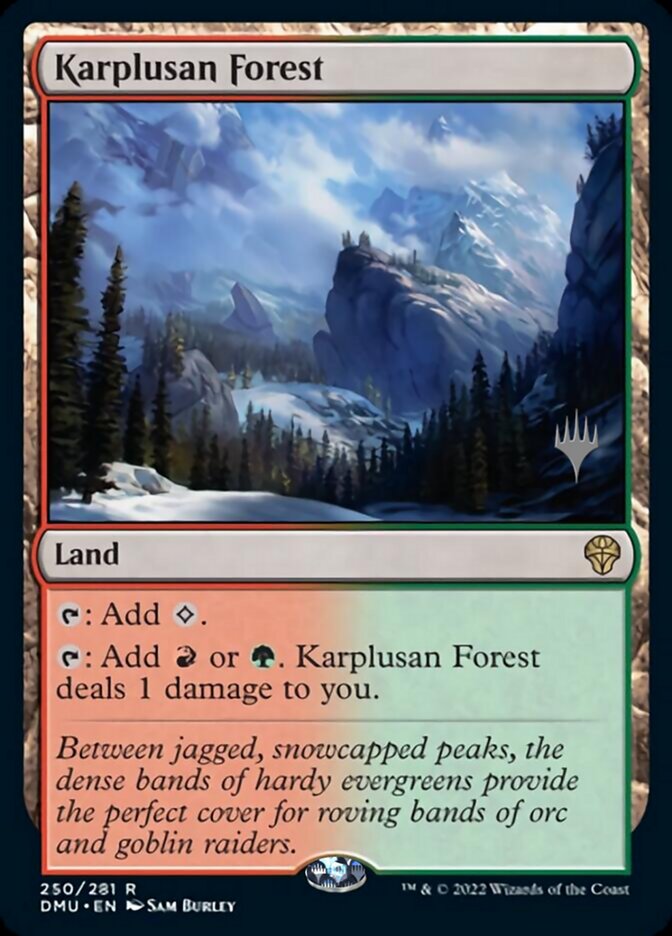 Karplusan Forest (Promo Pack) [Dominaria United Promos] | Dumpster Cat Games