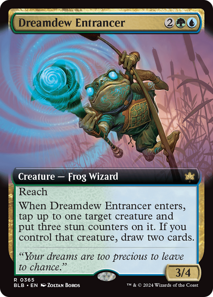 Dreamdew Entrancer (Extended Art) [Bloomburrow] | Dumpster Cat Games