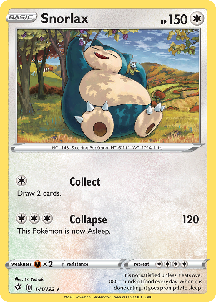 Snorlax (141/192) (Cosmos Holo) [Sword & Shield: Rebel Clash] | Dumpster Cat Games