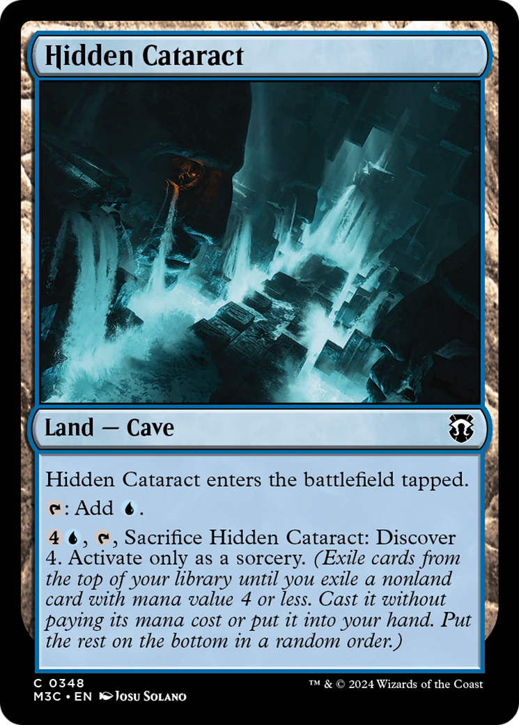 Hidden Cataract (Ripple Foil) [Modern Horizons 3 Commander] | Dumpster Cat Games