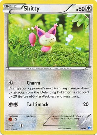 Skitty (1/30) [XY: Trainer Kit 2 - Latios] | Dumpster Cat Games