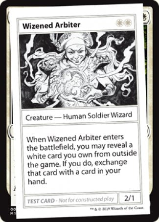 Wizened Arbiter (2021 Edition) [Mystery Booster Playtest Cards] | Dumpster Cat Games