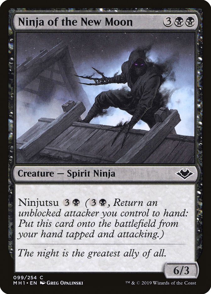 Ninja of the New Moon [Modern Horizons] | Dumpster Cat Games