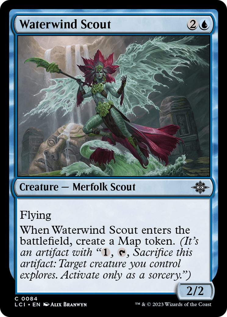 Waterwind Scout [The Lost Caverns of Ixalan] | Dumpster Cat Games