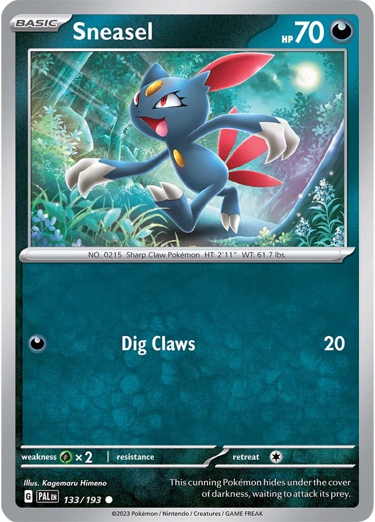 Sneasel (133/193) [Scarlet & Violet: Paldea Evolved] | Dumpster Cat Games