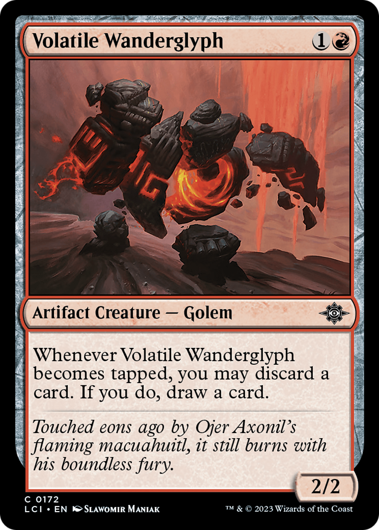 Volatile Wanderglyph [The Lost Caverns of Ixalan] | Dumpster Cat Games