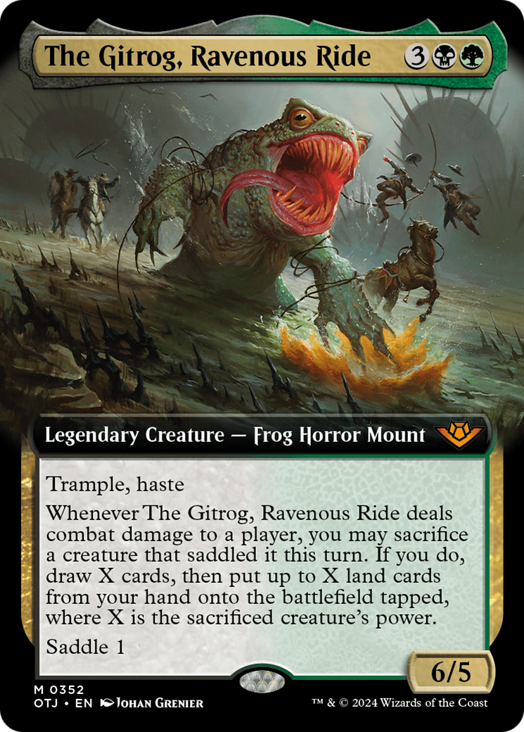 The Gitrog, Ravenous Ride (Extended Art) [Outlaws of Thunder Junction] | Dumpster Cat Games