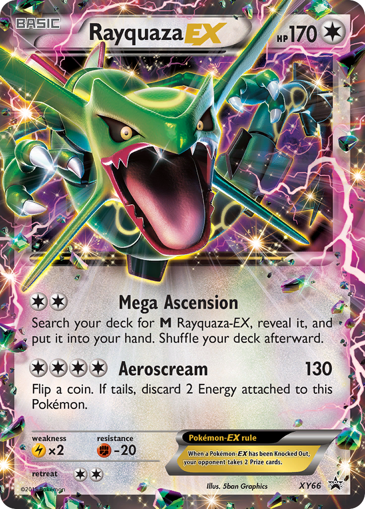 Rayquaza EX (XY66) [XY: Black Star Promos] | Dumpster Cat Games