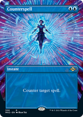 Counterspell (Borderless Alternate Art) [Modern Horizons 2] | Dumpster Cat Games