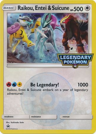 Raikou, Entei & Suicune (Jumbo Card) [Miscellaneous Cards] | Dumpster Cat Games