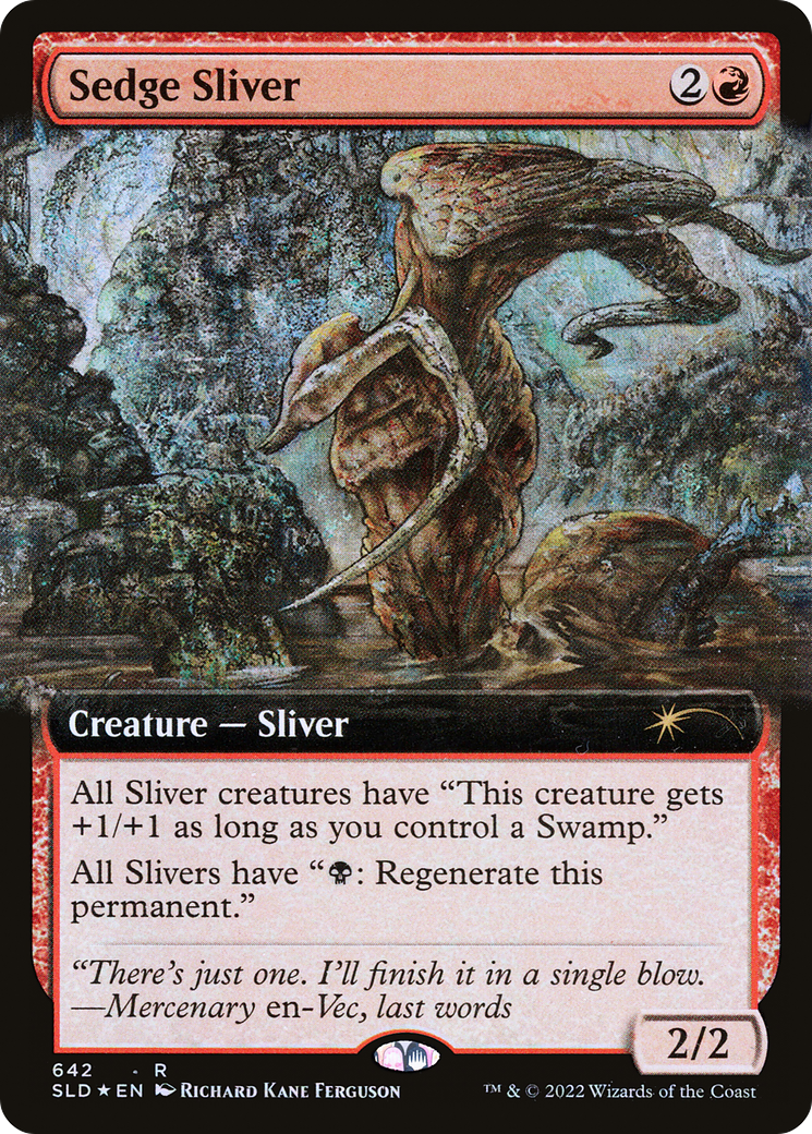 Sedge Sliver (Extended Art) [Secret Lair Drop Promos] | Dumpster Cat Games