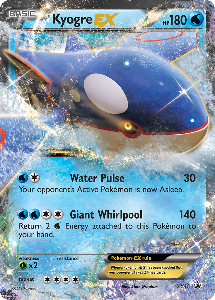 Kyogre EX (XY41) [XY: Black Star Promos] | Dumpster Cat Games