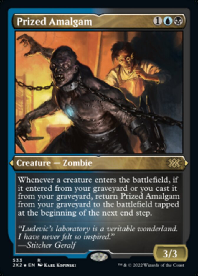 Prized Amalgam (Foil Etched) [Double Masters 2022] | Dumpster Cat Games