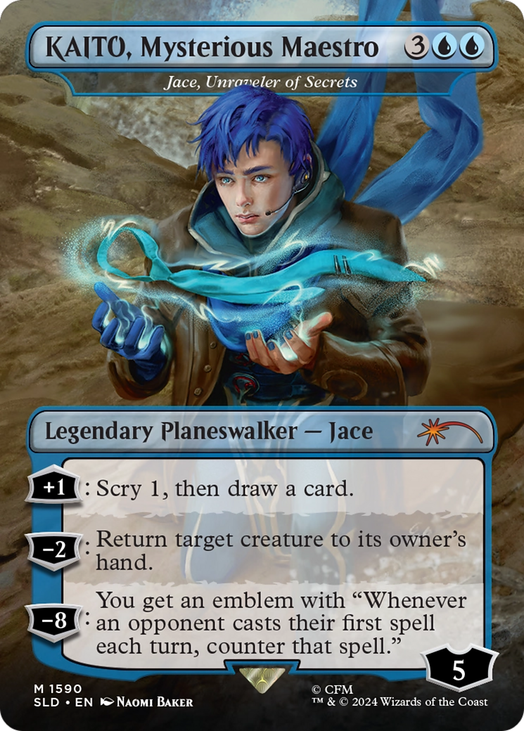 KAITO, Mysterious Maestro - Jace, Unraveler of Secrets [Secret Lair Drop Series] | Dumpster Cat Games