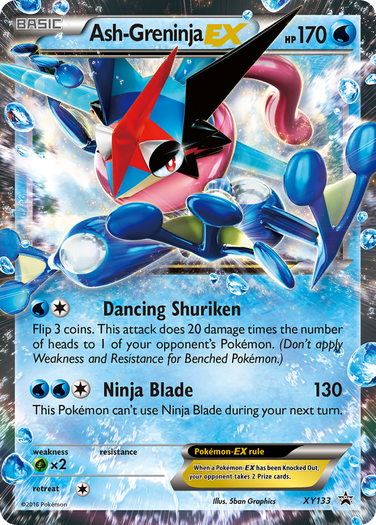 Ash-Greninja EX (XY133) [XY: Black Star Promos] | Dumpster Cat Games