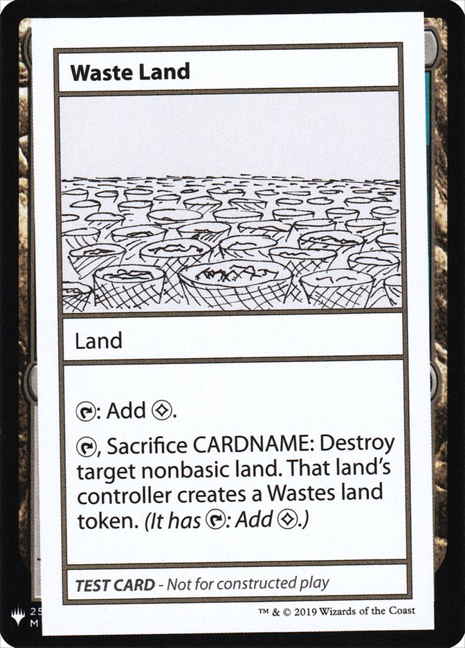 Waste Land [Mystery Booster Playtest Cards] | Dumpster Cat Games