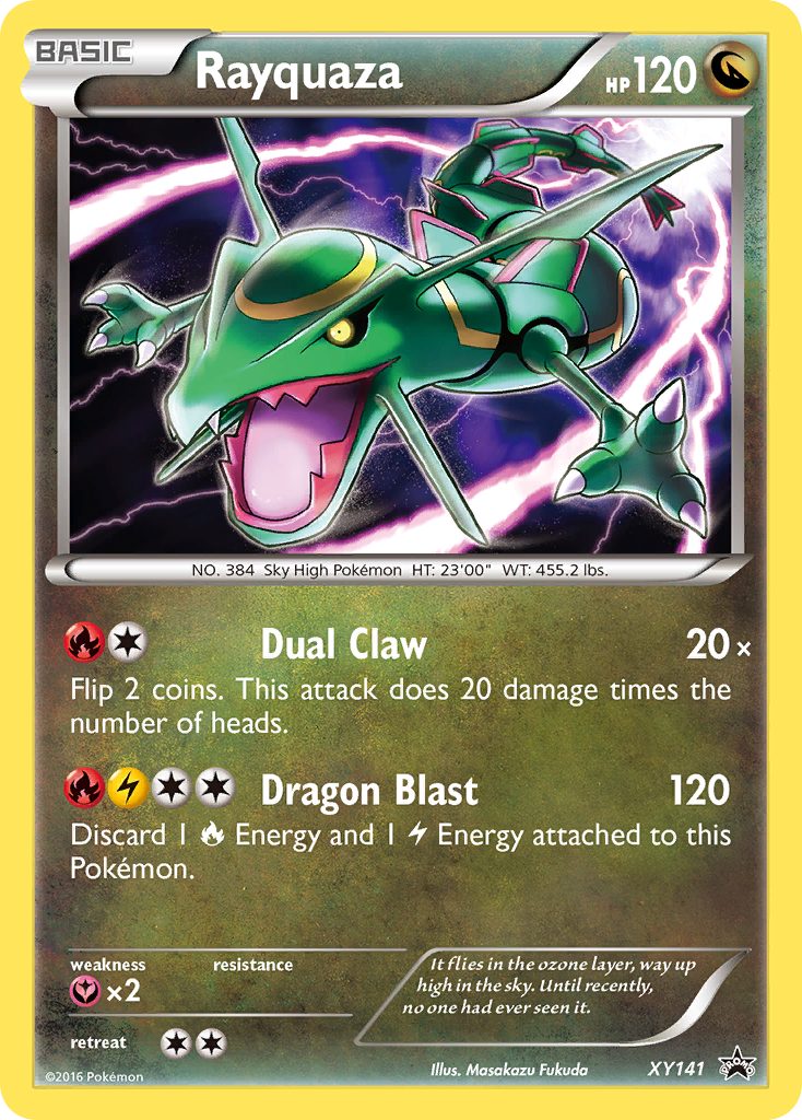 Rayquaza (XY141) [XY: Black Star Promos] | Dumpster Cat Games