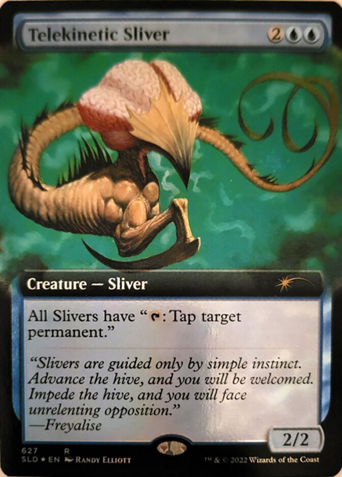 Telekinetic Sliver (Extended Art) [Secret Lair Drop Promos] | Dumpster Cat Games