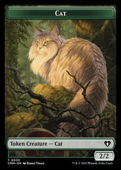 Eldrazi // Cat (0030) Double-Sided Token [Commander Masters Tokens] | Dumpster Cat Games