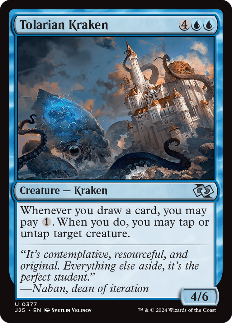 Tolarian Kraken [Foundations Jumpstart] | Dumpster Cat Games