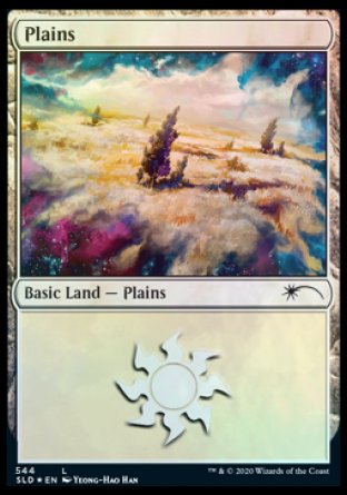 Plains (Enchanted) (544) [Secret Lair Drop Promos] | Dumpster Cat Games