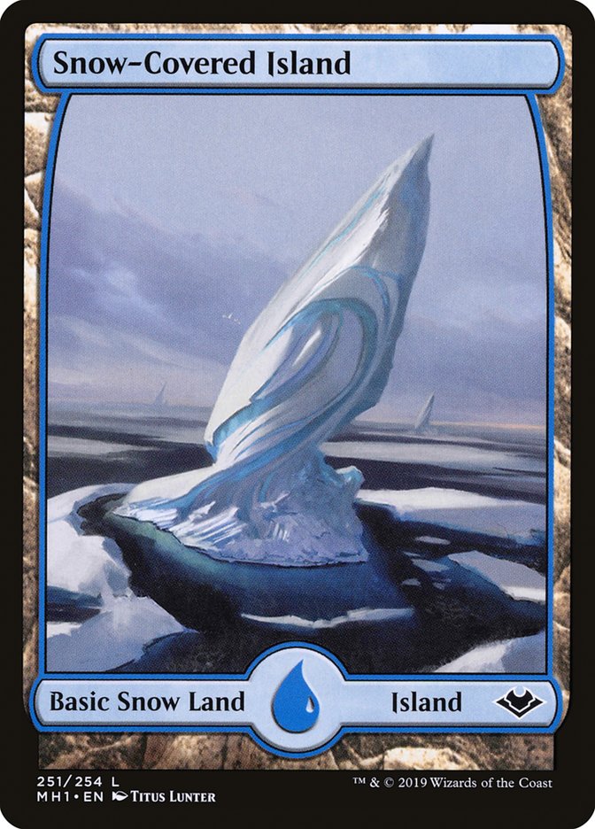 Snow-Covered Island [Modern Horizons] | Dumpster Cat Games