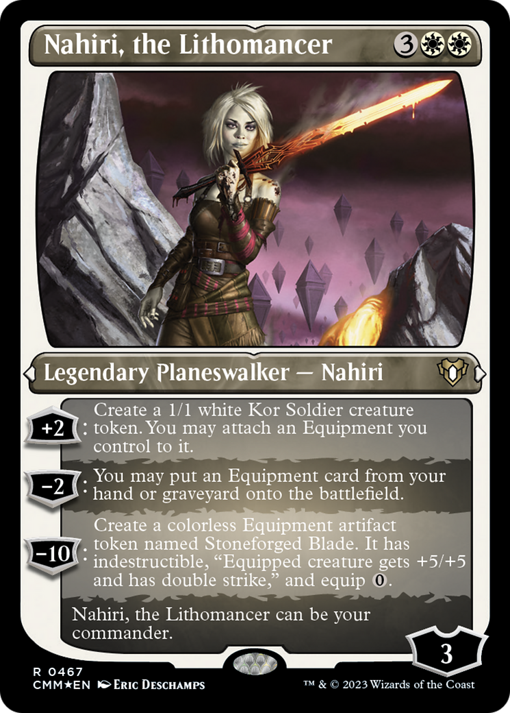 Nahiri, the Lithomancer (Foil Etched) [Commander Masters] | Dumpster Cat Games