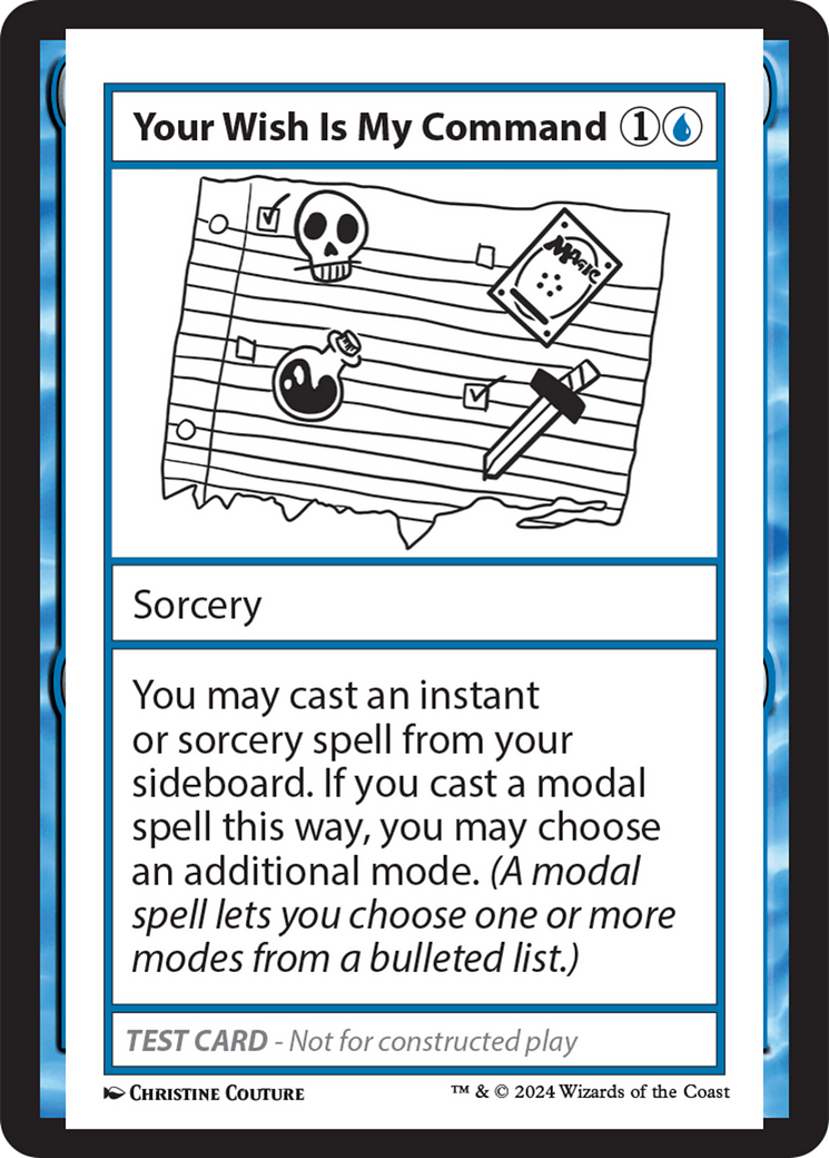 Your Wish Is My Command [Mystery Booster 2 Playtest Cards] | Dumpster Cat Games