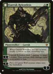 Garruk Relentless // Garruk, the Veil-Cursed [Secret Lair: From Cute to Brute] | Dumpster Cat Games