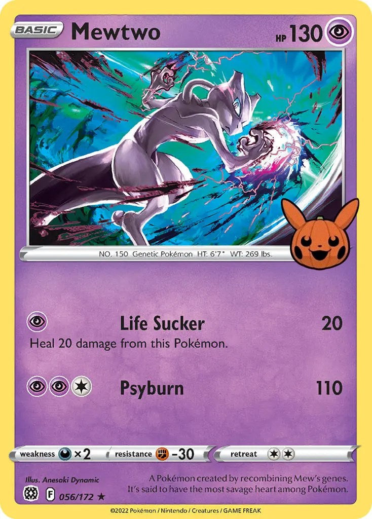 Mewtwo (056/172) [Trick or Trade] | Dumpster Cat Games